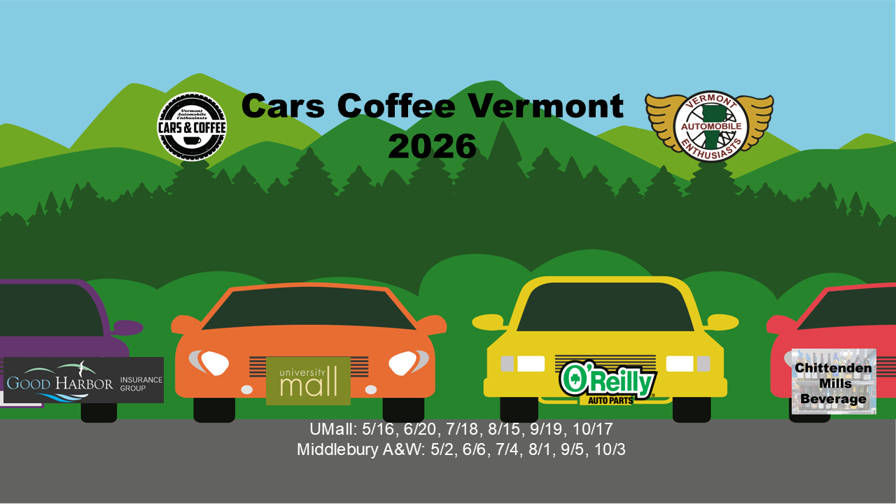 Cars Coffee Vermont 2026